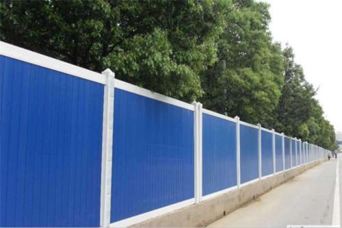 彩钢围挡施工效果图片